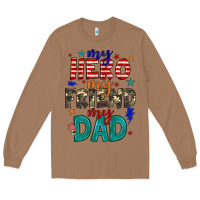 My Hero My Friend My Dad Long Sleeve Tee | Teevron