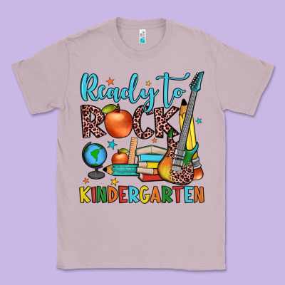 Ready To Rock Kindergarten Classic Tee Designed By Jahusdesignshop