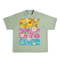Oil Green gay love queer Urban Heavy Tee - HRA Design Shop