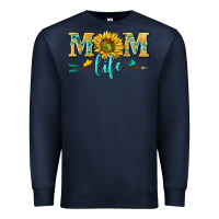 Navy mom life Premium Sweatshirt - NancyCooperArtShop