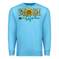 Ocean Blue mom life Premium Sweatshirt - NancyCooperArtShop