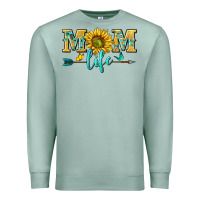 Seafoam mom life Premium Sweatshirt - NancyCooperArtShop