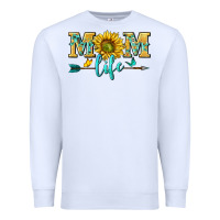 White mom life Premium Sweatshirt - NancyCooperArtShop