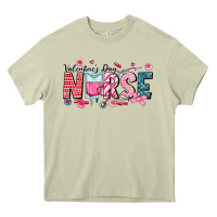 Mossy Nurse Valentine Heavy Core Tee - CowhideDigitalArt