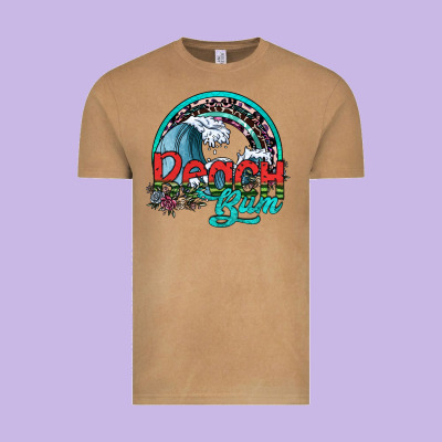 Beach Bum Vintage Tee Designed By Sublimationcraftshop