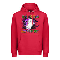 Cardinal spook around and find out Premium Hoodie - LillyAllenDesigns