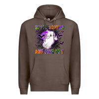 Coffee spook around and find out Premium Hoodie - LillyAllenDesigns