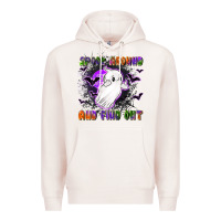 Pale Pink spook around and find out Premium Hoodie - LillyAllenDesigns