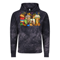 Cloud Black tacos coffee cups Vintage Hoodie - Zillion Design Studio