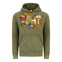 Vintage Olive tacos coffee cups Vintage Hoodie - Zillion Design Studio