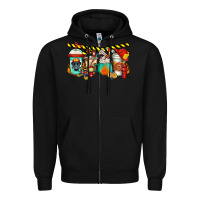 Black firefighter coffee Zipper Hoodie - Jasminsmagicworld