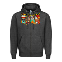 Charcoal Heather firefighter coffee Zipper Hoodie - Jasminsmagicworld