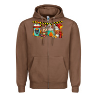 Chestnut firefighter coffee Zipper Hoodie - Jasminsmagicworld