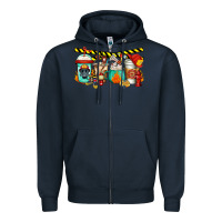 Navy firefighter coffee Zipper Hoodie - Jasminsmagicworld