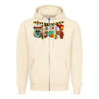 Sandshell firefighter coffee Zipper Hoodie - Jasminsmagicworld