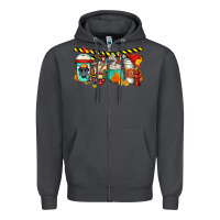 Smoke firefighter coffee Zipper Hoodie - Jasminsmagicworld