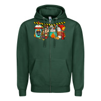Sports Green firefighter coffee Zipper Hoodie - Jasminsmagicworld