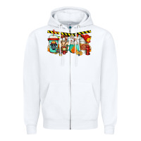 White firefighter coffee Zipper Hoodie - Jasminsmagicworld