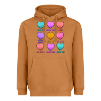 Meerkat valentine's day candy hearts Heavyweight Hoodie - MaliasSmallBusiness