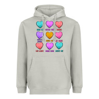 Moon Dust valentine's day candy hearts Heavyweight Hoodie - MaliasSmallBusiness