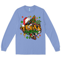 Colony Blue texas christmas Long Sleeve Tee - AdoDesignShop