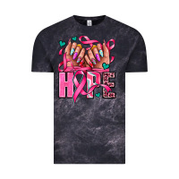 Cloud Black hope with woman hands Vintage Tee - AdoDesignShop