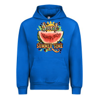 Cobalt sweet summer time watermelon Urban Hoodie - NancyCooperArtShop
