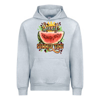 Heather Grey sweet summer time watermelon Urban Hoodie - NancyCooperArtShop