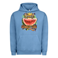 Pigment Pebble Blue sweet summer time watermelon Urban Hoodie - NancyCooperArtShop