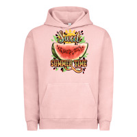 Pigment Salmon sweet summer time watermelon Urban Hoodie - NancyCooperArtShop