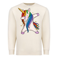 Sandshell dabbing unicorn Premium Sweatshirt - MaliasSmallBusiness
