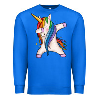 True Royal dabbing unicorn Premium Sweatshirt - MaliasSmallBusiness