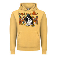Vintage Mustard western border collie mom Vintage Hoodie - texasbilliewilder