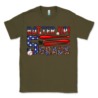 Army Green batter up 5th grade Classic Tee - JahusDesignShop