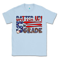 Dusty Blue batter up 5th grade Classic Tee - JahusDesignShop