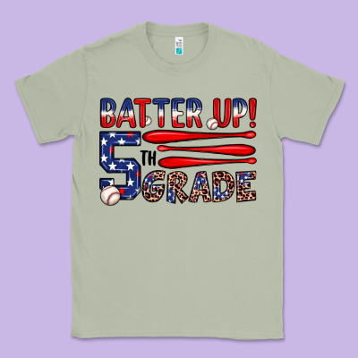 Batter Up 5th Grade Classic Tee Designed By Jahusdesignshop