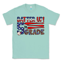 Seafoam batter up 5th grade Classic Tee - JahusDesignShop