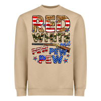Mushroom red white and pew pew pew Heavyweight Sweatshirt - Zillion Design Studio