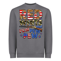 Storm red white and pew pew pew Heavyweight Sweatshirt - Zillion Design Studio