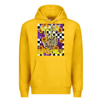 Lemon stay skeleton hand spooky Premium Hoodie - LillyAllenDesigns