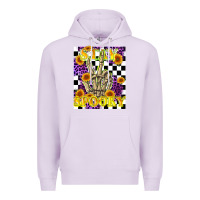 Lilac stay skeleton hand spooky Premium Hoodie - LillyAllenDesigns