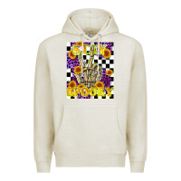 Oatmeal Heather stay skeleton hand spooky Premium Hoodie - LillyAllenDesigns