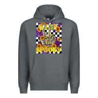 Rock stay skeleton hand spooky Premium Hoodie - LillyAllenDesigns