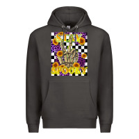 Smoke stay skeleton hand spooky Premium Hoodie - LillyAllenDesigns