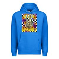 True Royal stay skeleton hand spooky Premium Hoodie - LillyAllenDesigns