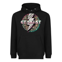 Black gymnast Heavyweight Hoodie - MaliasSmallBusiness