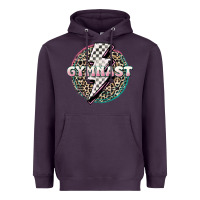 Plum gymnast Heavyweight Hoodie - MaliasSmallBusiness