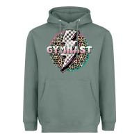 Sage gymnast Heavyweight Hoodie - MaliasSmallBusiness