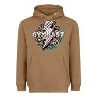 Toasted Coconut gymnast Heavyweight Hoodie - MaliasSmallBusiness