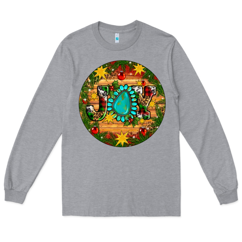 Christmas Gemstone Joy Ornament Long Sleeve Tee by Artiststas | Teevron